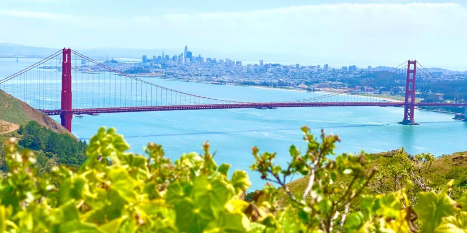 Golden Gate Bridge from the distance