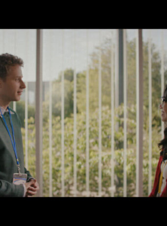Joella and Luka’s meet-cute. Image: Courtesy of the National Film Board of Canada (NFB) (2026)